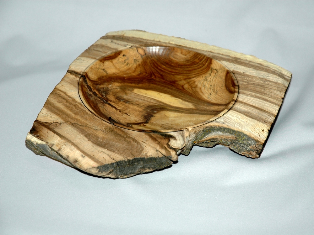 Hackberry Chainsaw Textured Bowl